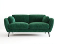 Zweisitzer Sofa aus Cordstoff 210 x 92 x 82 cm - Grün - Modernes Design
